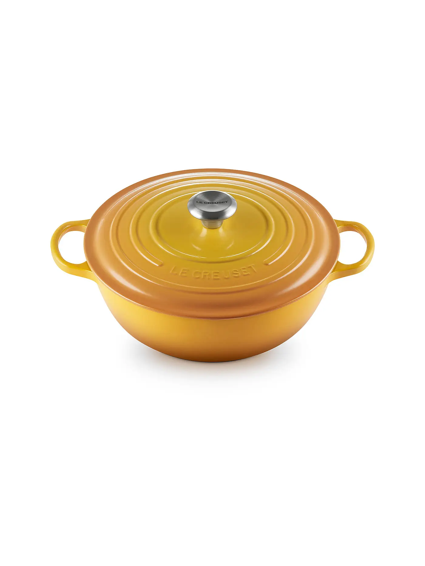 LE CREUSET | Bräter 28cm La Marmite SIGNATURE Flint | gelb
